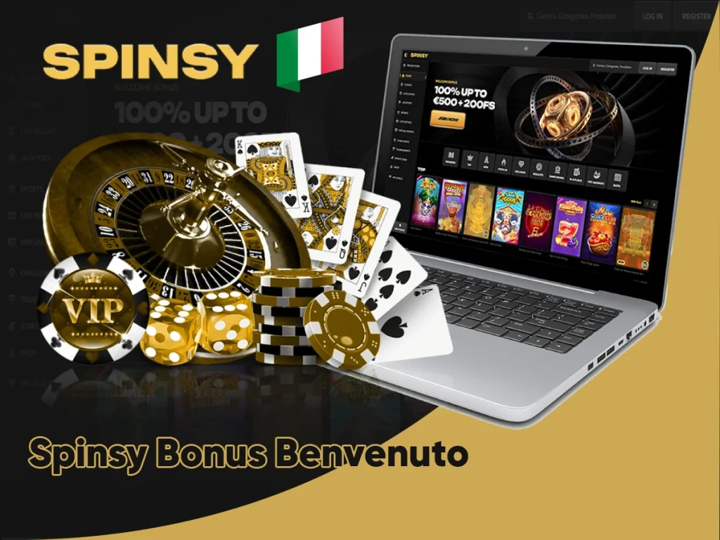 Bonus di benvenuto del casinò Spinsy