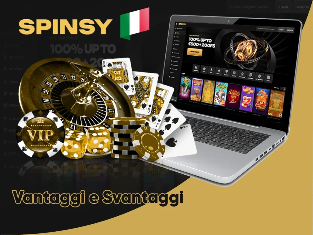 Vantaggi e svantaggi del casinò Spinsy